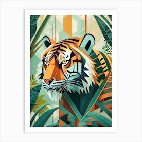 Tiger In The Jungle 11 Art Print