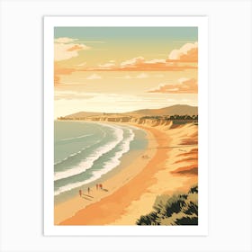 Apollo Bay Beach Australia Golden Tones 4 Art Print