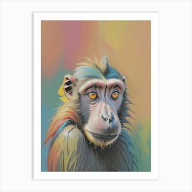 Lonely Ape Art Print