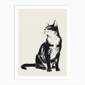 Cat Canvas Print Art Print