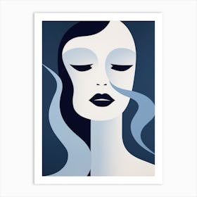 Woman'S Face 29 Art Print