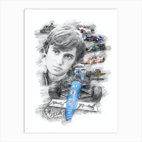 Eddie Cheever 1 Art Print