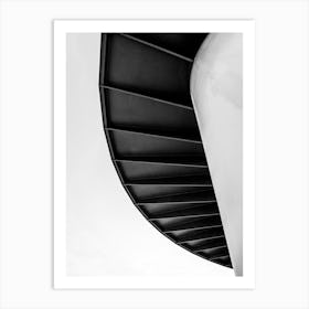 Black And White architecture | Abstract photography Art Print
