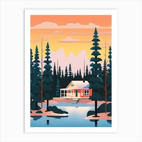 Finland 1 Travel Illustration Art Print