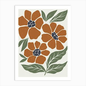 Floral Harmony Art Print