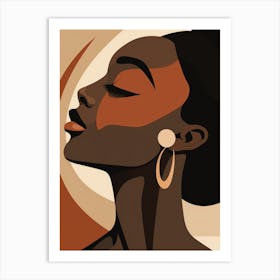 Afro-American Woman 8 Art Print