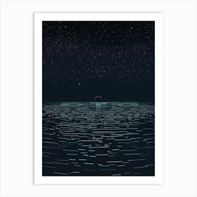 Night In The Sea 1 Art Print