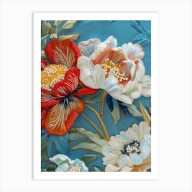 Chinese Flower Painting 112 Art Print