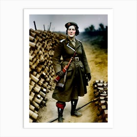 Warriors of WWI Reimagined 117 Art Print