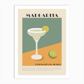 Margarita Cocktail Print Art Print