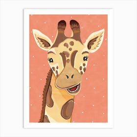 Gabi The Giraffe Art Print