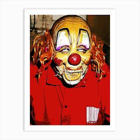 Clown Shawn Crahan slipknot music band 2 Art Print