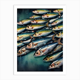 Sardines 16 Art Print