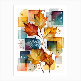 Autumn Leaves 4 Art Print