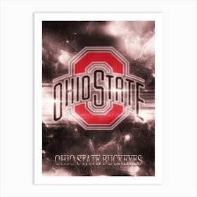 Ohio State Buckeyes Art Print