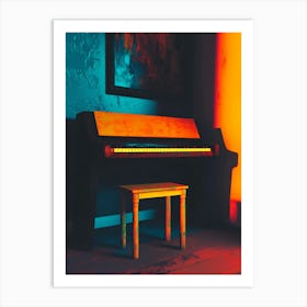 Piano In A Room Art Print