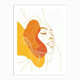 Portrait Of A Woman 412 Art Print