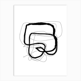 Abstract Drawing Art Print