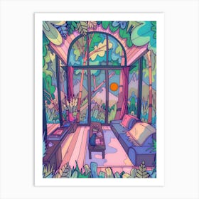 A Forest Home Art Print