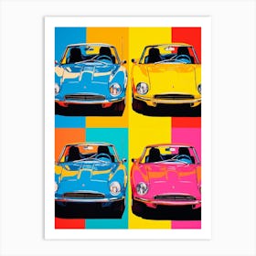 Classic Car Pop Art 6 Art Print