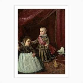 Diego Velázquez Don Baltasar Carlos With A Dwarf Art Print