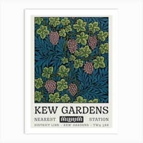 William Morris Kew Gardens Grape Vine Art Print