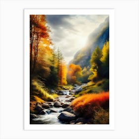 Autumn In The Mountains 52 Art Print