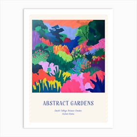 Colourful Gardens Smith College Botanic Garden Usa 3 Blue Poster Art Print