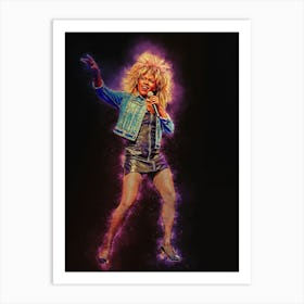 Spirit Of Tina Turner Art Print