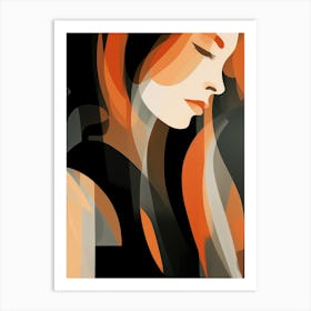 Portrait Of A Woman 12 Art Print