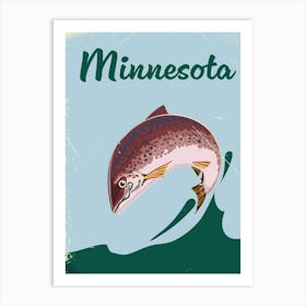 Minnesota Trout Art Print