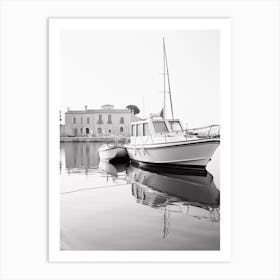 Saint Tropez, France, Black And White Old Photo 4 Art Print