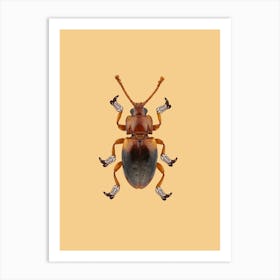 Billy The Booted Beetle Art Print