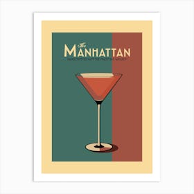 Manhattan Cocktail Art Print