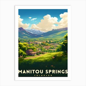 Manitou Springs Colorado Art Print