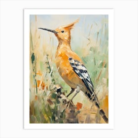Bird Painting Hoopoe 3 Art Print