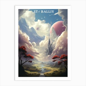 St Bally Art Print