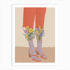 Woman'S Feet Art Print