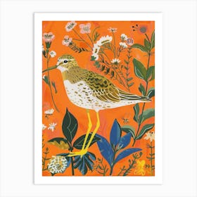 Spring Birds Dunlin 1 Art Print