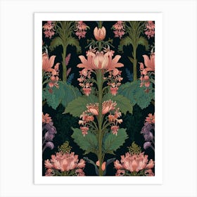 Floral Wallpaper Art Print