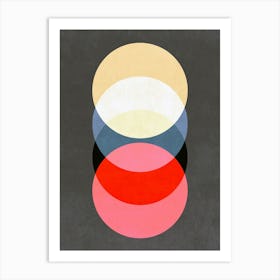 Abstract Circles 2 Art Print