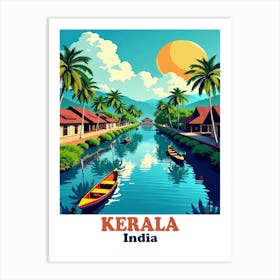 Kerala India Art Print