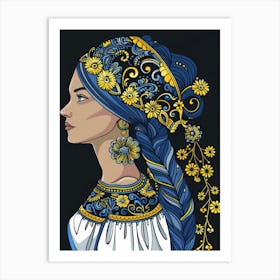 Russian Woman Art Print