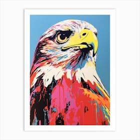 Andy Warhol Style Bird Falcon 2 Art Print