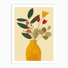 Flowers In A Vase 51 Art Print