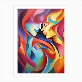 couple in love Art Print