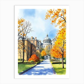 Autumn Leaves In The Park Art Print