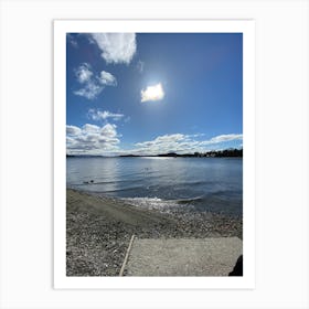 Lake Taupo Art Print