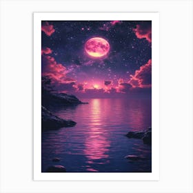 Full Moon In The Sky 13 Art Print