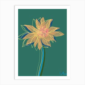 Yellow Flower Art Print